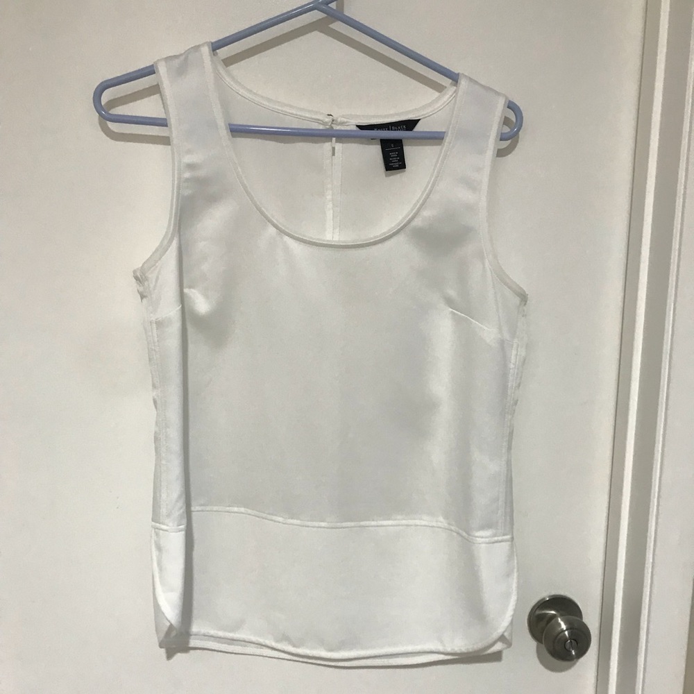 White House Black Market Silk Blouse